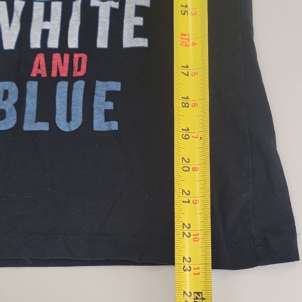 Disney Black Tank Top with Stitch and Patriotic Colors - Picture 8 of 10